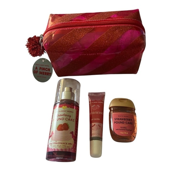 Bath & Body Works Other - #148-NWT-BATH & BODY WORKS-STRAWBERRY POUND CAKE SET